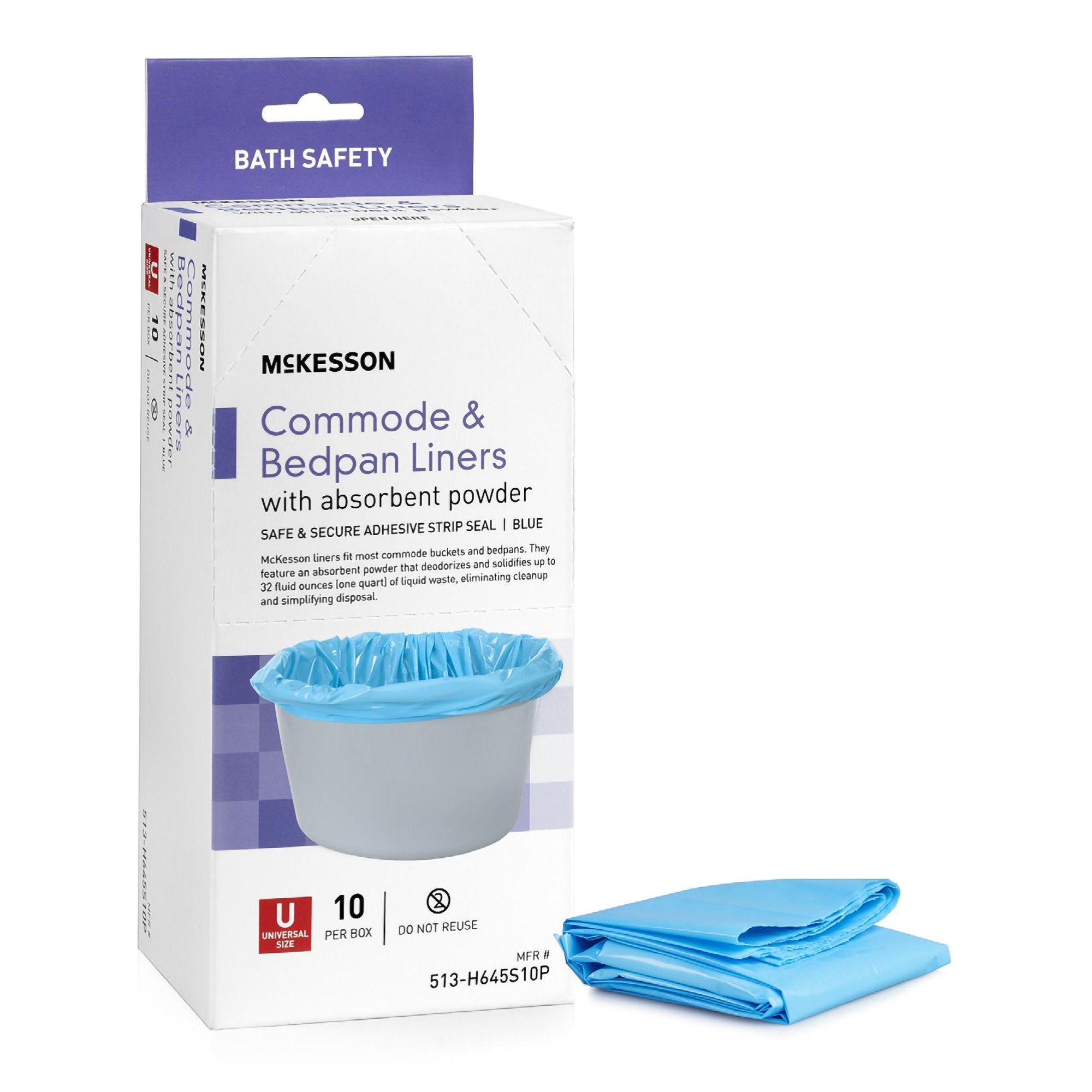 McKesson Brand - McKesson Commode Liner [100/CS]