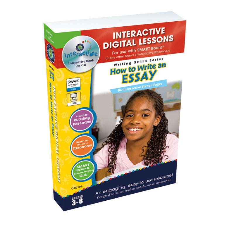 CLASSROOM COMPLETE PRESS - How To Write An Essay Interactive Whiteboard Lessons Book