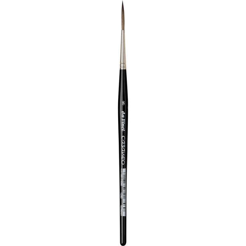 CASANEO Rigger, Extra Soft Synthetics, Watercolor & Acrylic, Liner, Series 1290, Size 8