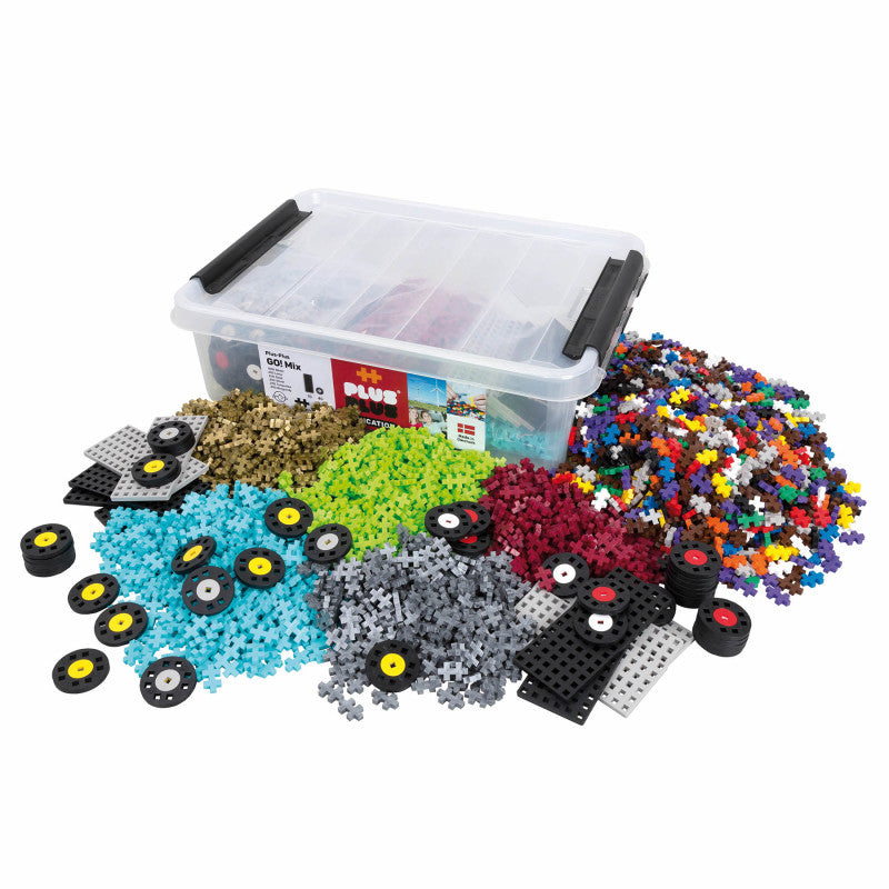 PLUS-PLUS - Plus-Plus® GO! Educational Tub, 2600 Pieces