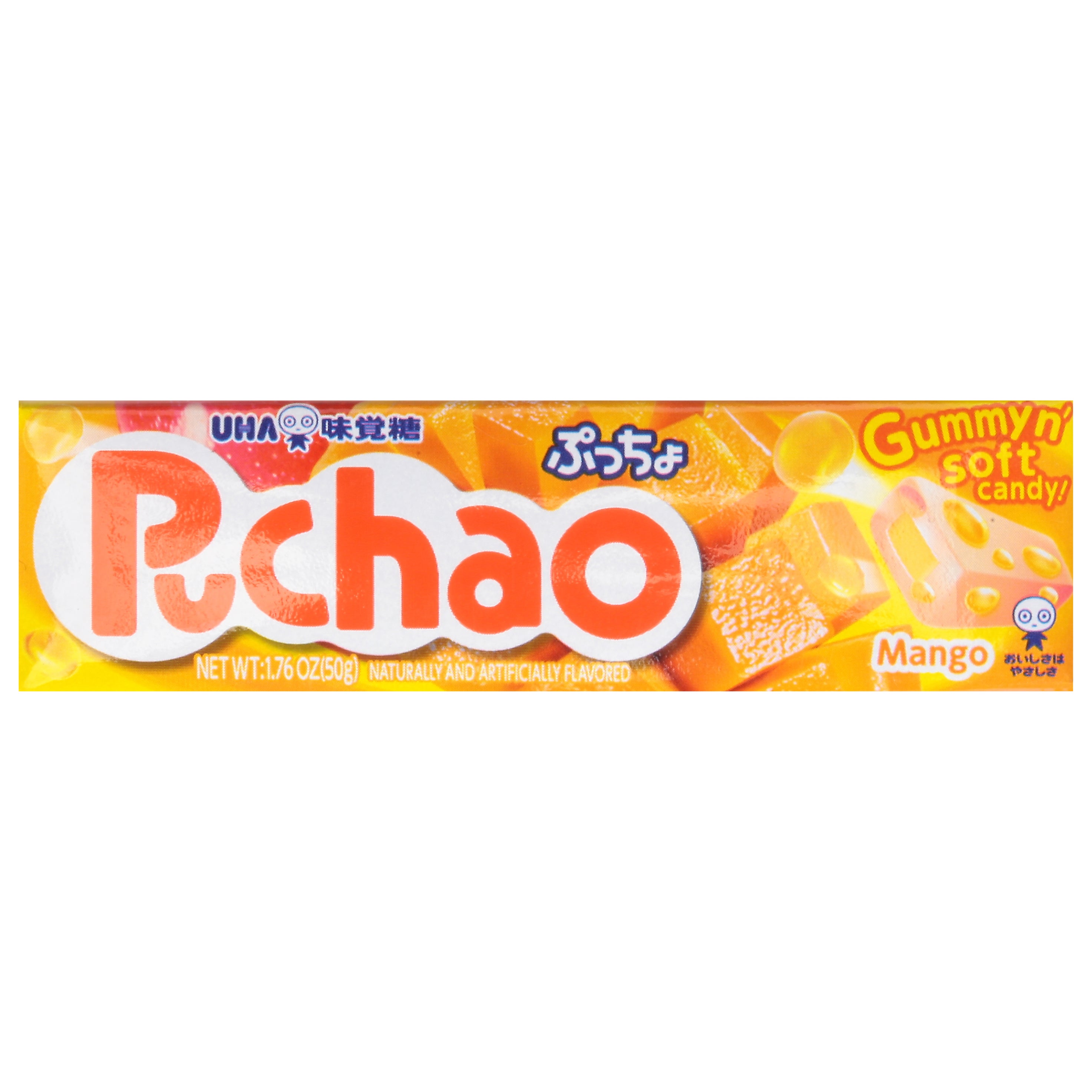 Puchao Gummy n' Soft Mango Candy 1.76 oz - Case of 10