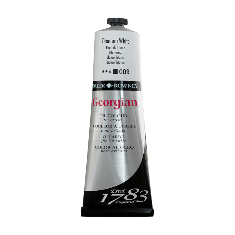 Georgian Oil Paint, Titanium White, 225ml, 1 Count