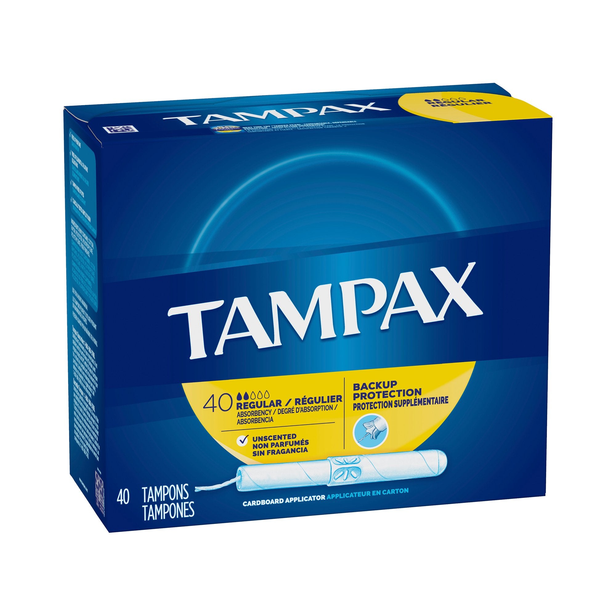 Procter & Gamble - Tampon Tampax® Regular Absorbency Cardboard Applicator Individually Wrapped [40/BX]