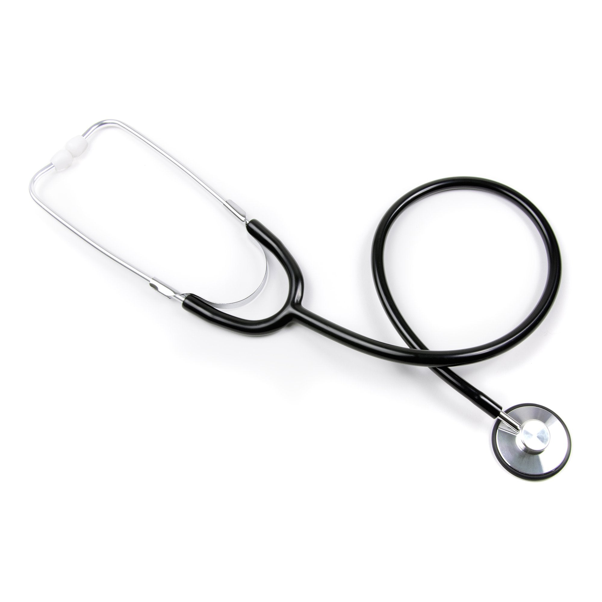 McKesson Brand - General Exam Stethoscope McKesson Black 1-Tube 21 Inch Tube Single Sided Chestpiece [50/CS]