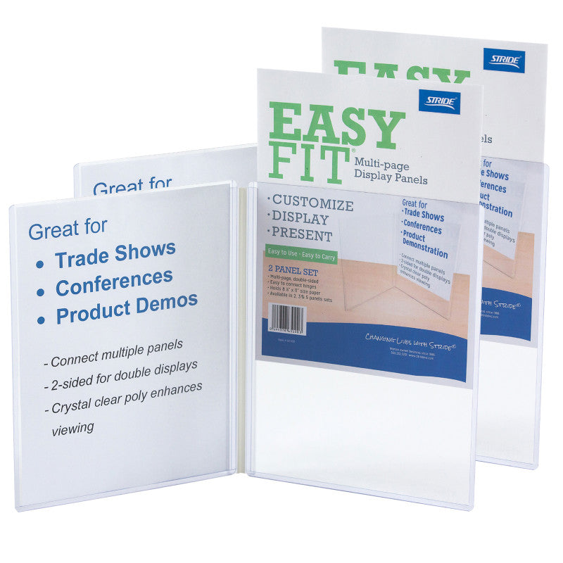 STRIDE - EasyFit® Clear Display Panels, 2 Panels Per Set, 2 Sets