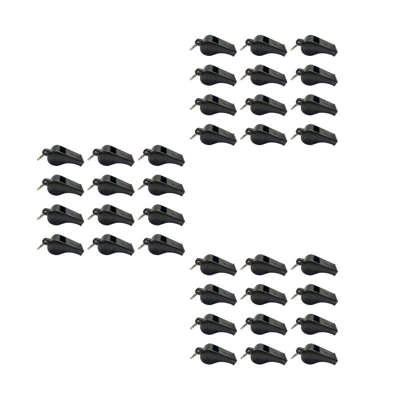 CHAMPION SPORTS - Whistles, Plastic, 12 Per Pack, 3 Packs
