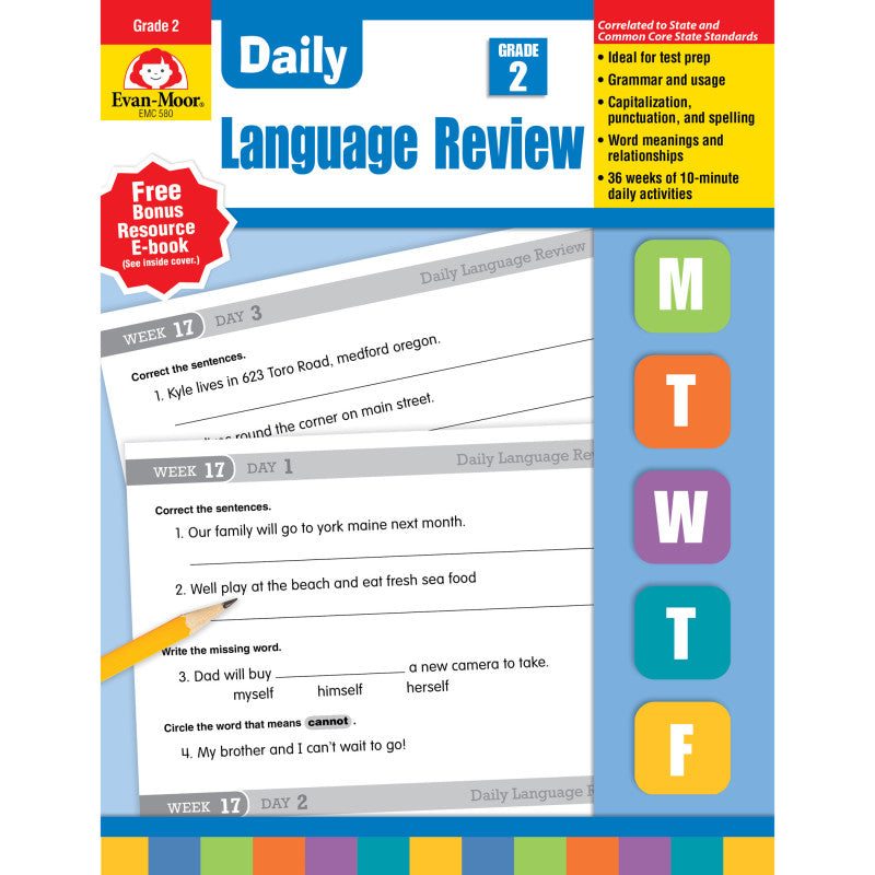 EVAN-MOOR - Daily Language Review Teacher's Edition, Grade 2