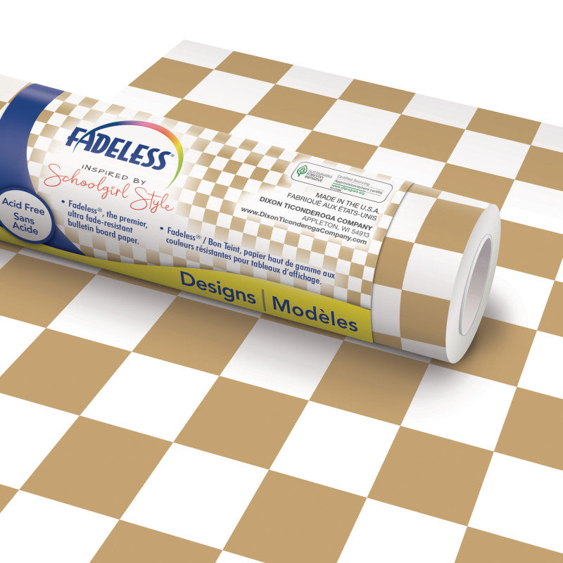 FADELESS - Schoolgirl Style™ Bulletin Board Paper, 48" x 50' Roll, Sweater Weather