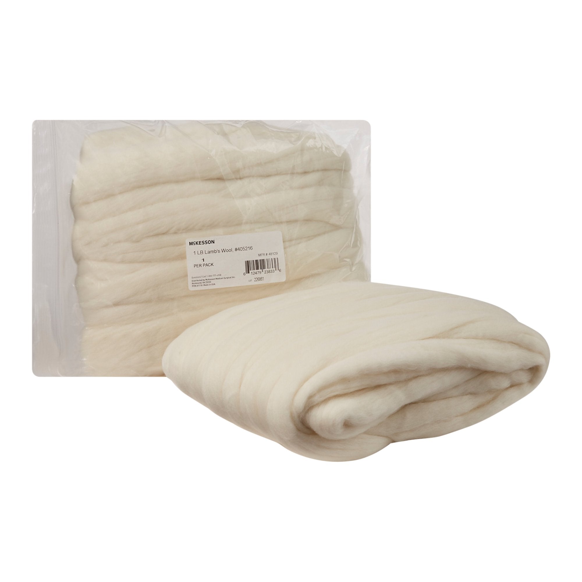 McKesson Brand - Lamb's Wool Padding McKesson 1 lb. [1/EA]