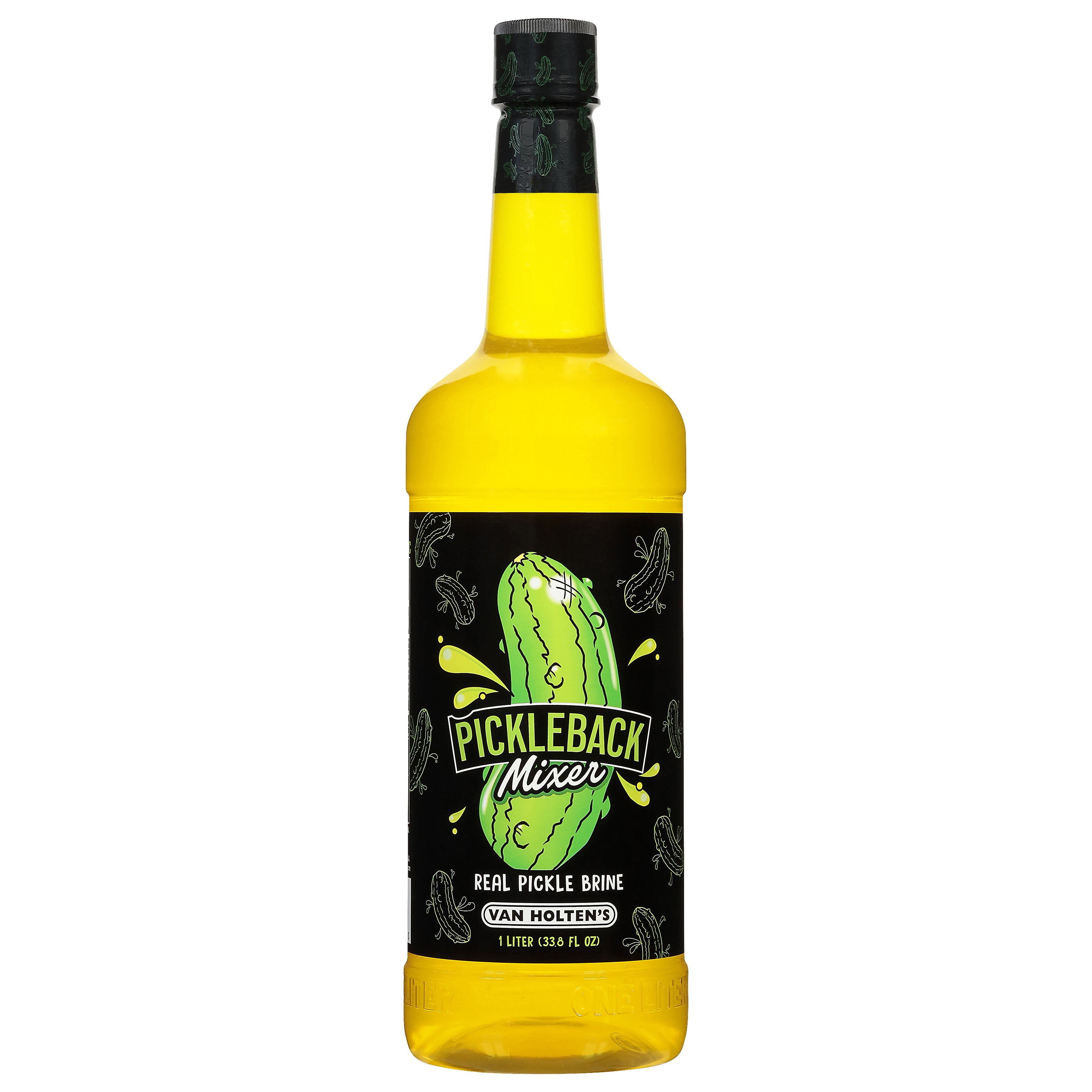 Van Holten's Pickleback Mixer Real Pickle Brine 33.8 fl oz - Case of 6