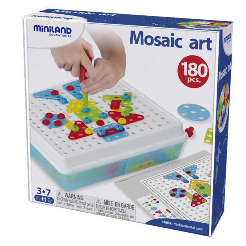 MINILAND EDUCATIONAL - Mosaic Art, 180 Pieces
