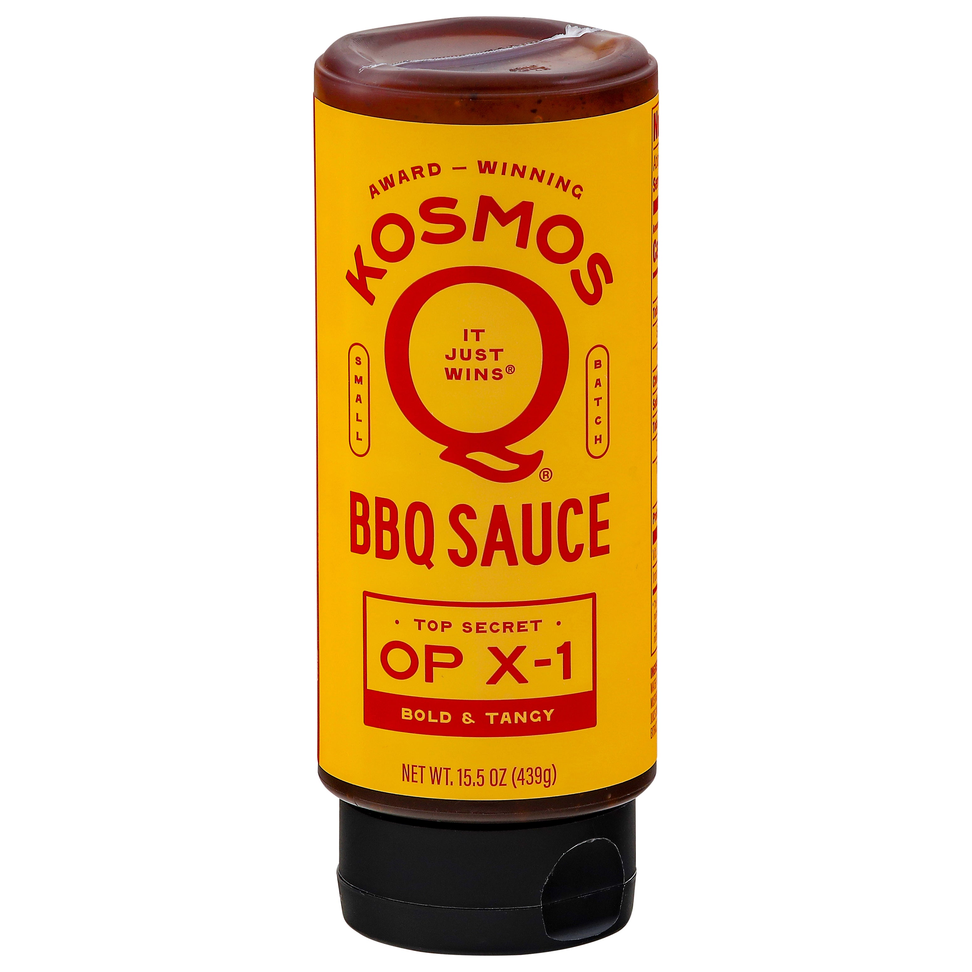 Kosmos Q Top Secret OP X-1 BBQ Sauce 15.5 oz - Case of 6