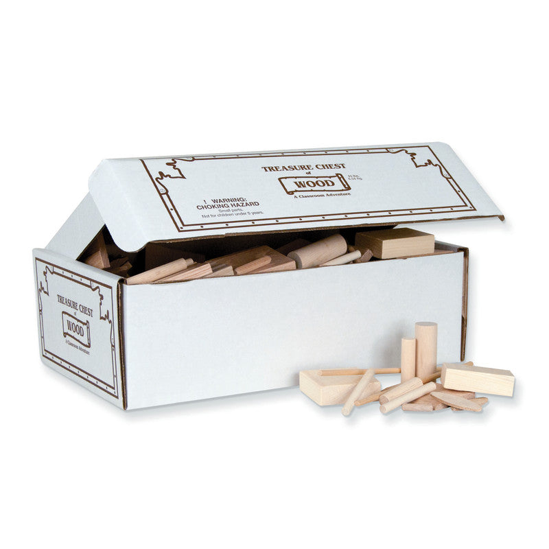 PACON - Treasure Chest of Wood, Assorted Shapes & Sizes, 10 lb.