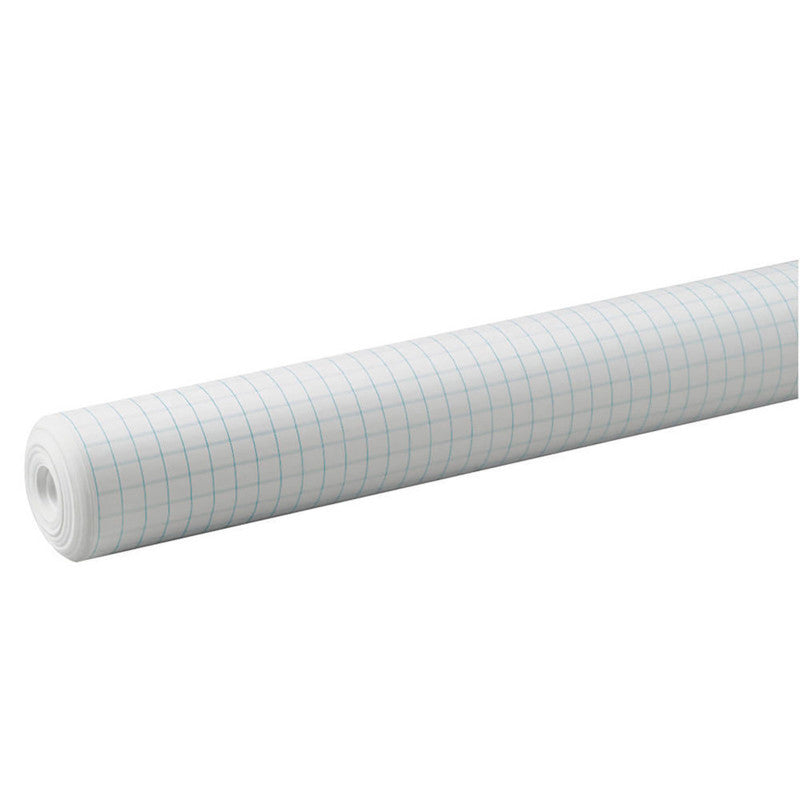 PACON - Grid Paper Roll, White, 1/2" Quadrille Ruled 34" x 200', 1 Roll