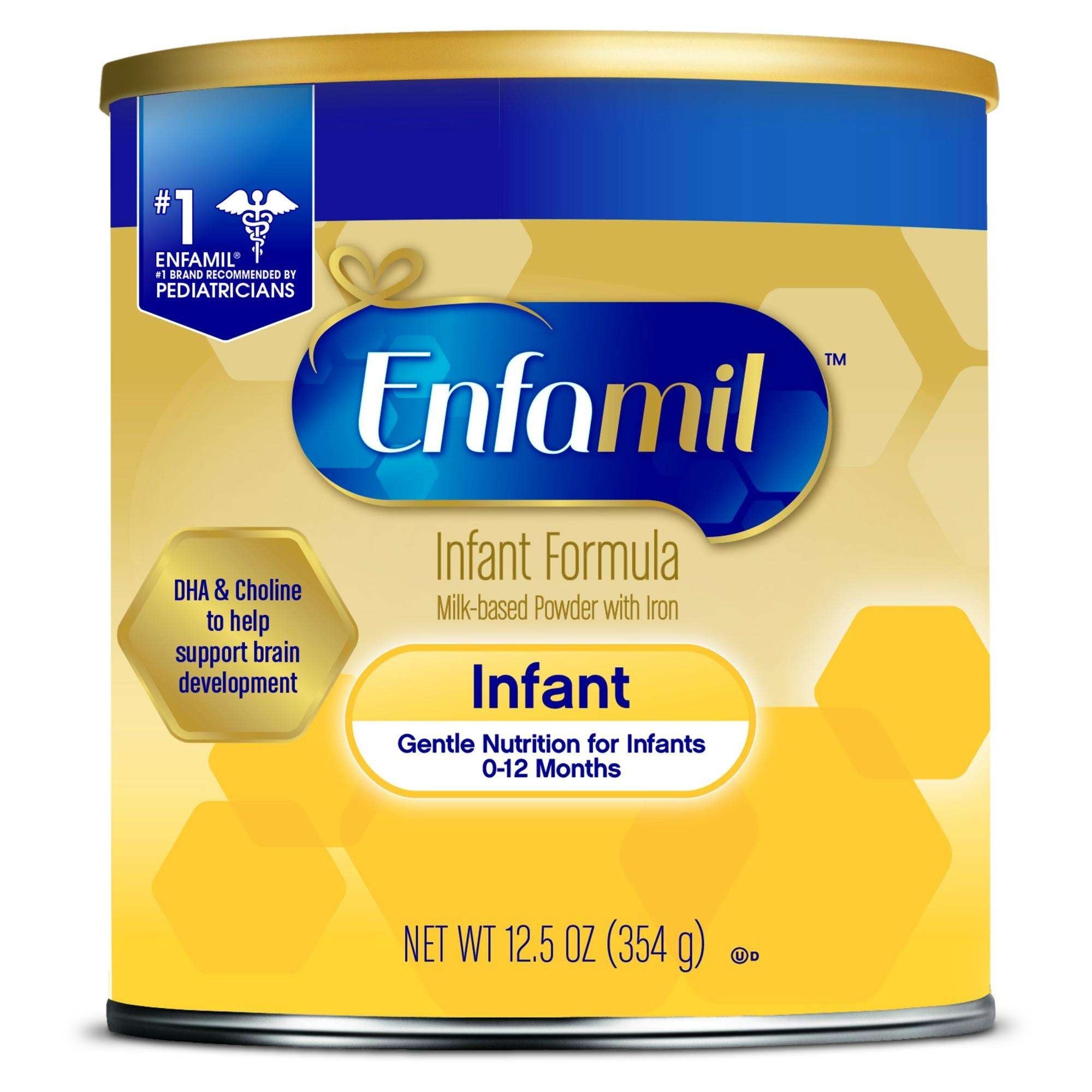 Mead Johnson - Infant Formula Enfamil® Unflavored 12.5 oz. Can Powder Iron [6/CS]