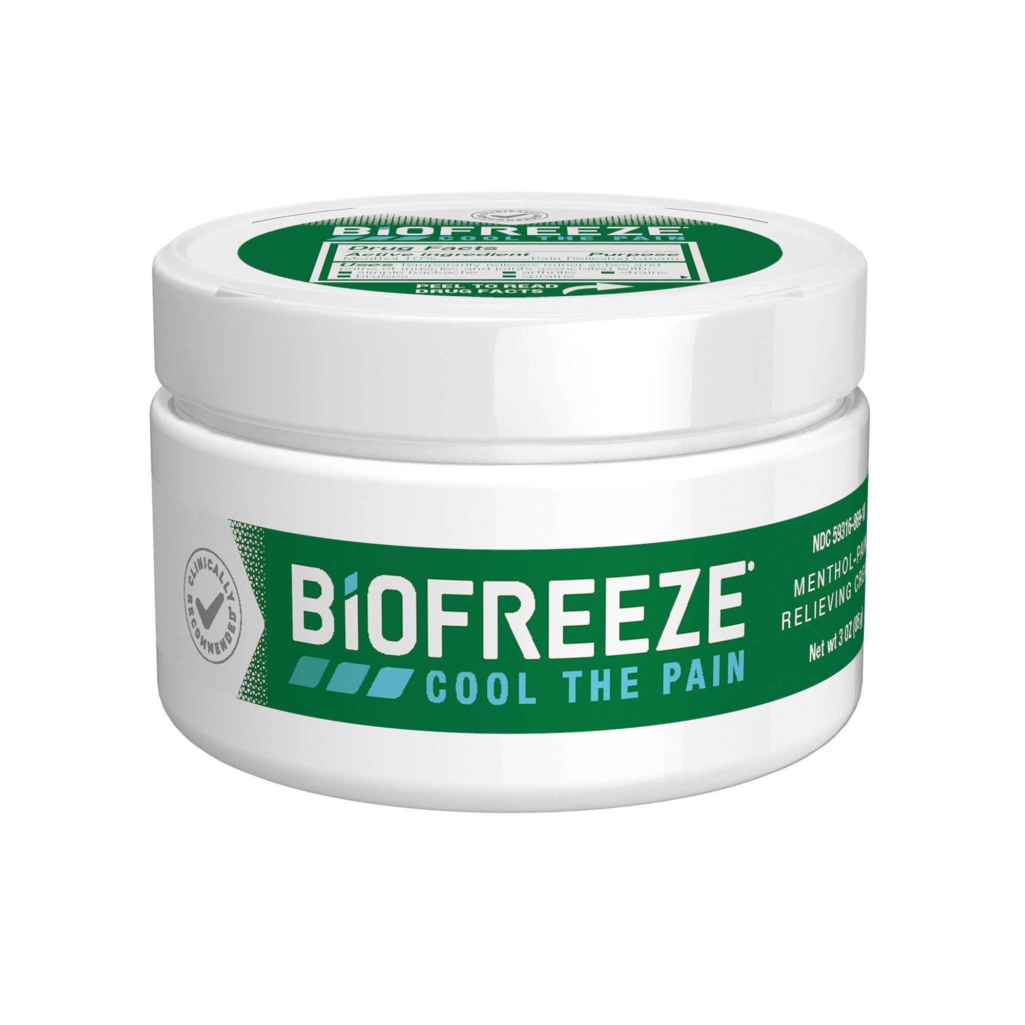 Boxout LLC - Topical Pain Relief Biofreeze® 10% Strength Menthol Cream 3 oz. [24/CS]