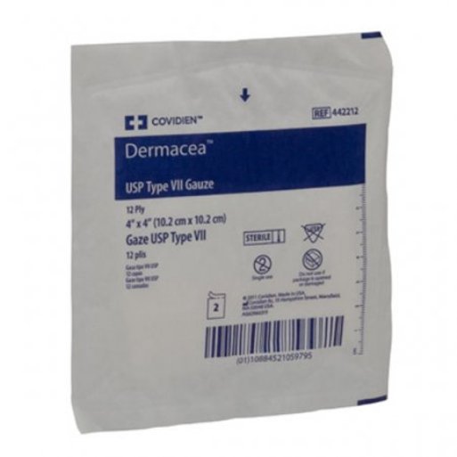 Cardinal - Gauze Sponge Dermacea™ 4 X 4 Inch 12-Ply Sterile 2 per Pack [600/CS] (549442_CS)