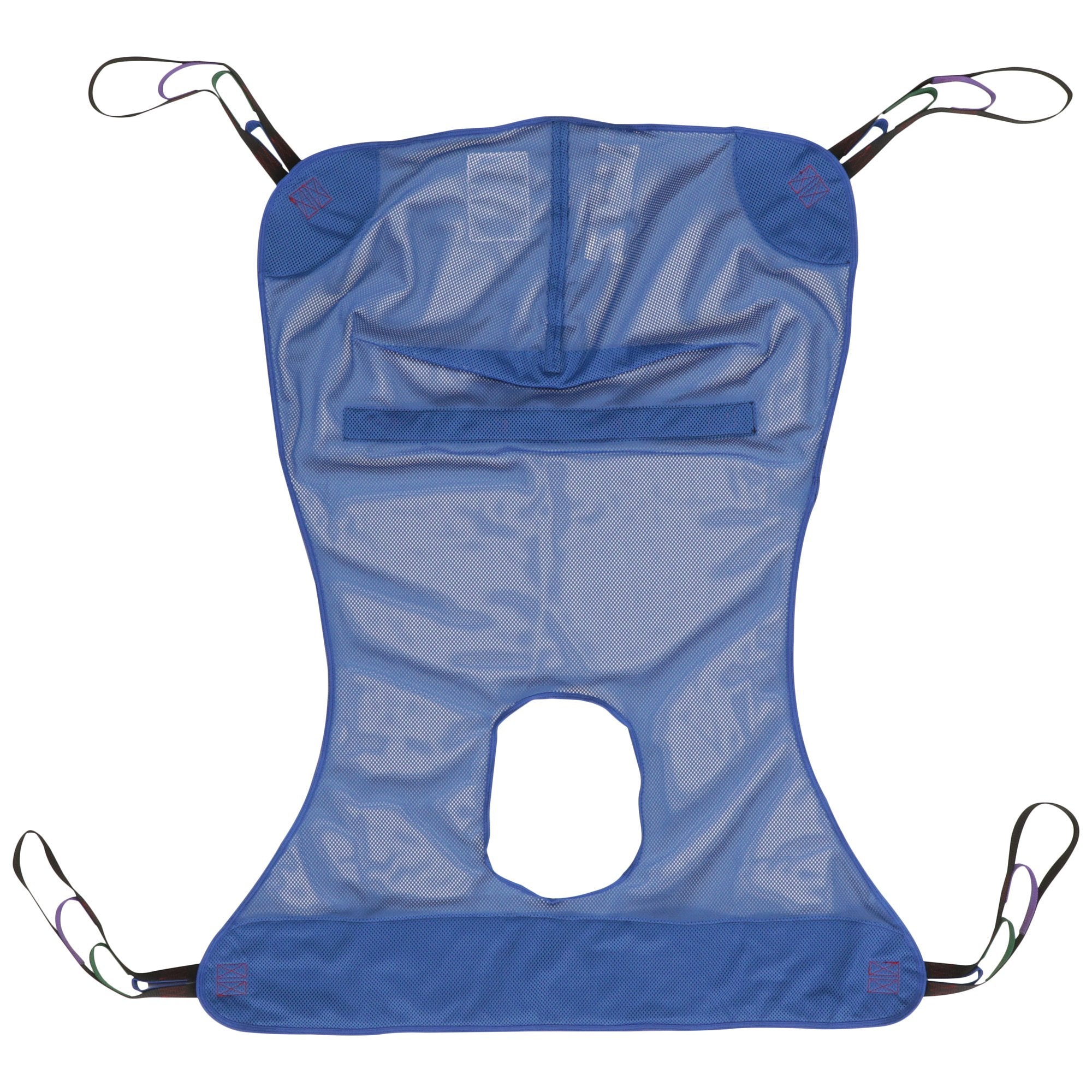 McKesson Brand - Full Body Commode Sling McKesson 4 or 6 Point Cradle Without Head Support Extra Large 600 lbs. Weight Capacity [12/CS]