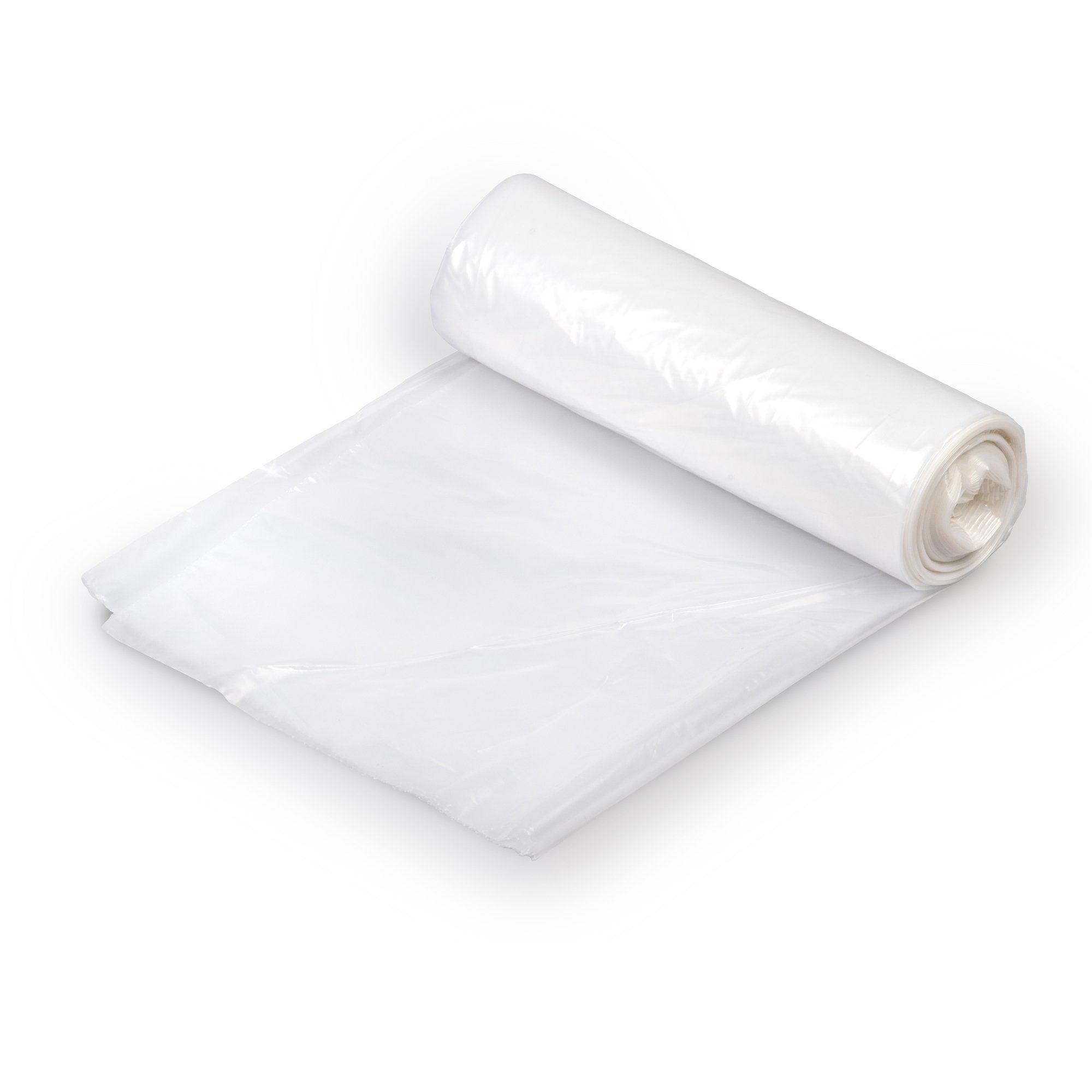 Colonial Bag Corp - Trash Bag Colonial Bag 56 gal. Clear HDPE 17 Mic. 43 X 48 Inch X-Seal Bottom Coreless Roll [200/CS]