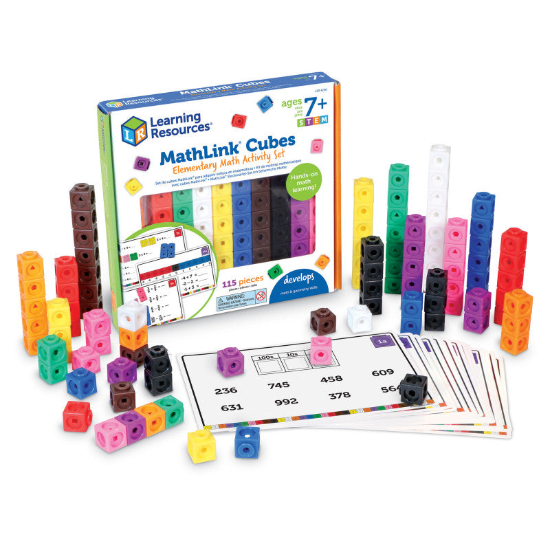 LEARNING RESOURCES - Mathlink Cube Math Activity Set