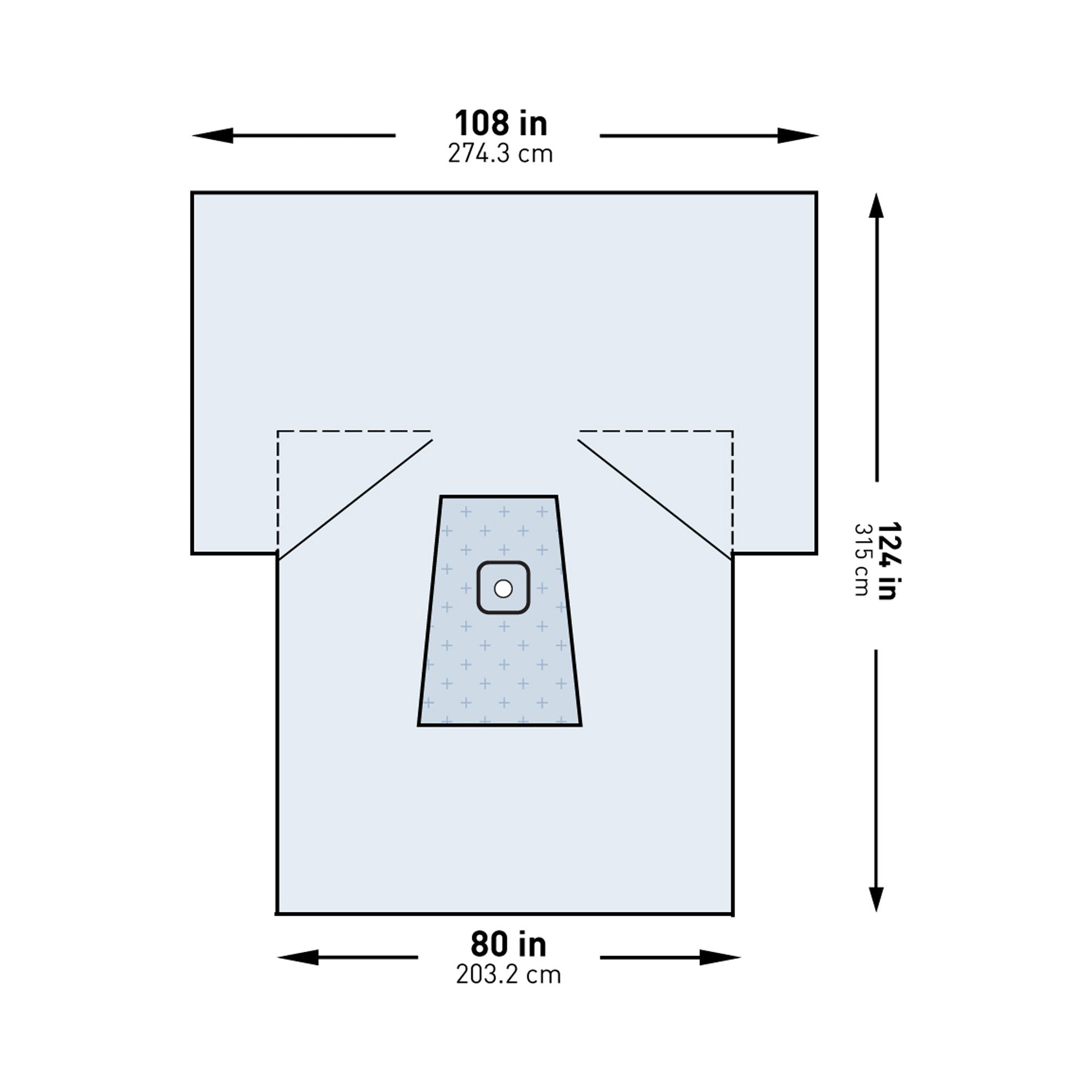 McKesson Brand - Orthopedic Drape McKesson Lower Extremity Drape 108 W X 80 W X 124 L Inch Sterile [1/PK]