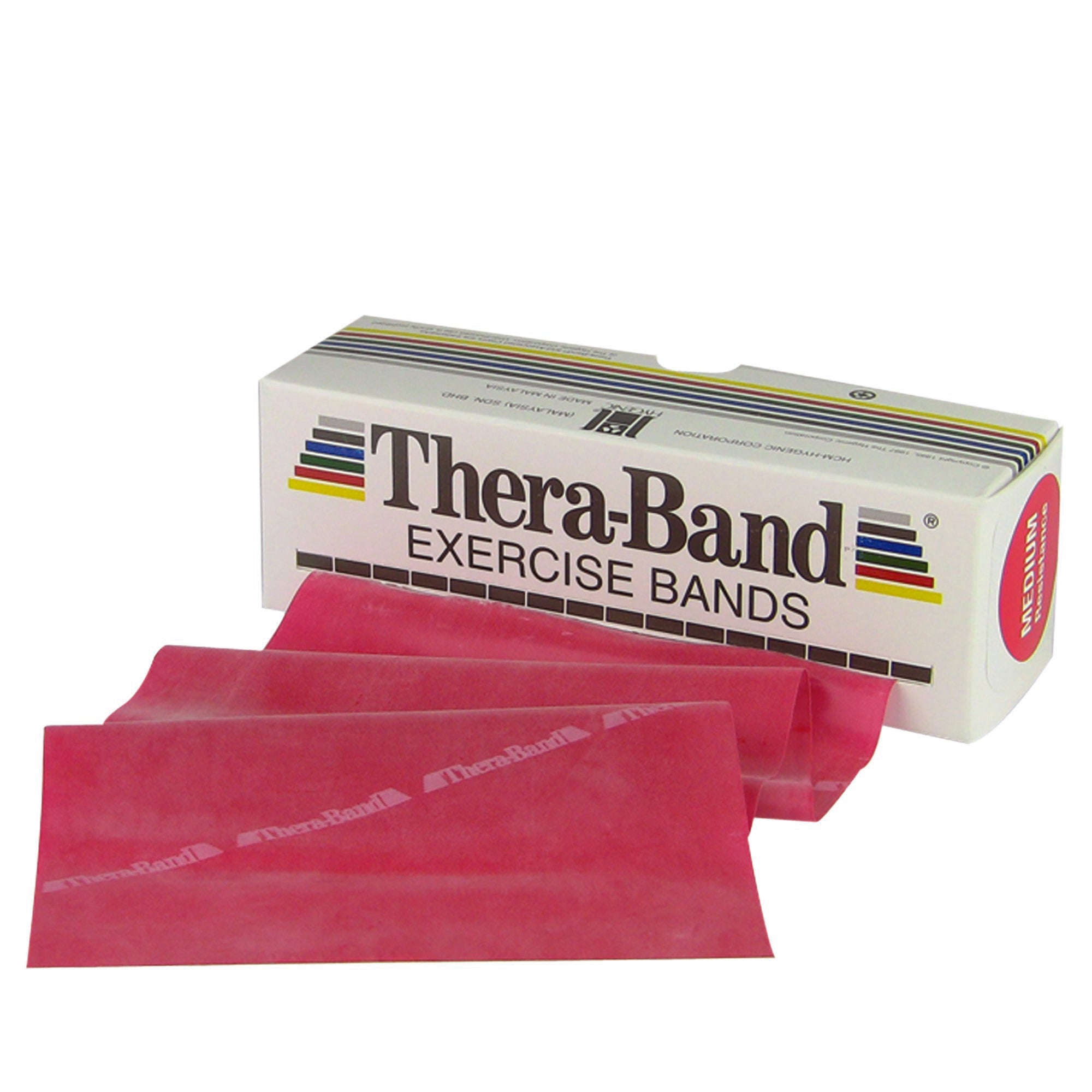 Fabrication Enterprises - Exercise Resistance Band TheraBand® Red 5 Inch X 6 Yard Medium Resistance [1/EA]