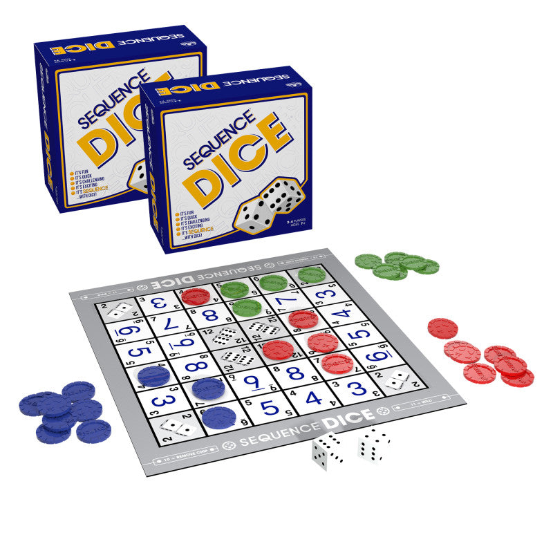 JAX LTD. - Sequence Dice™ Game, Pack of 2