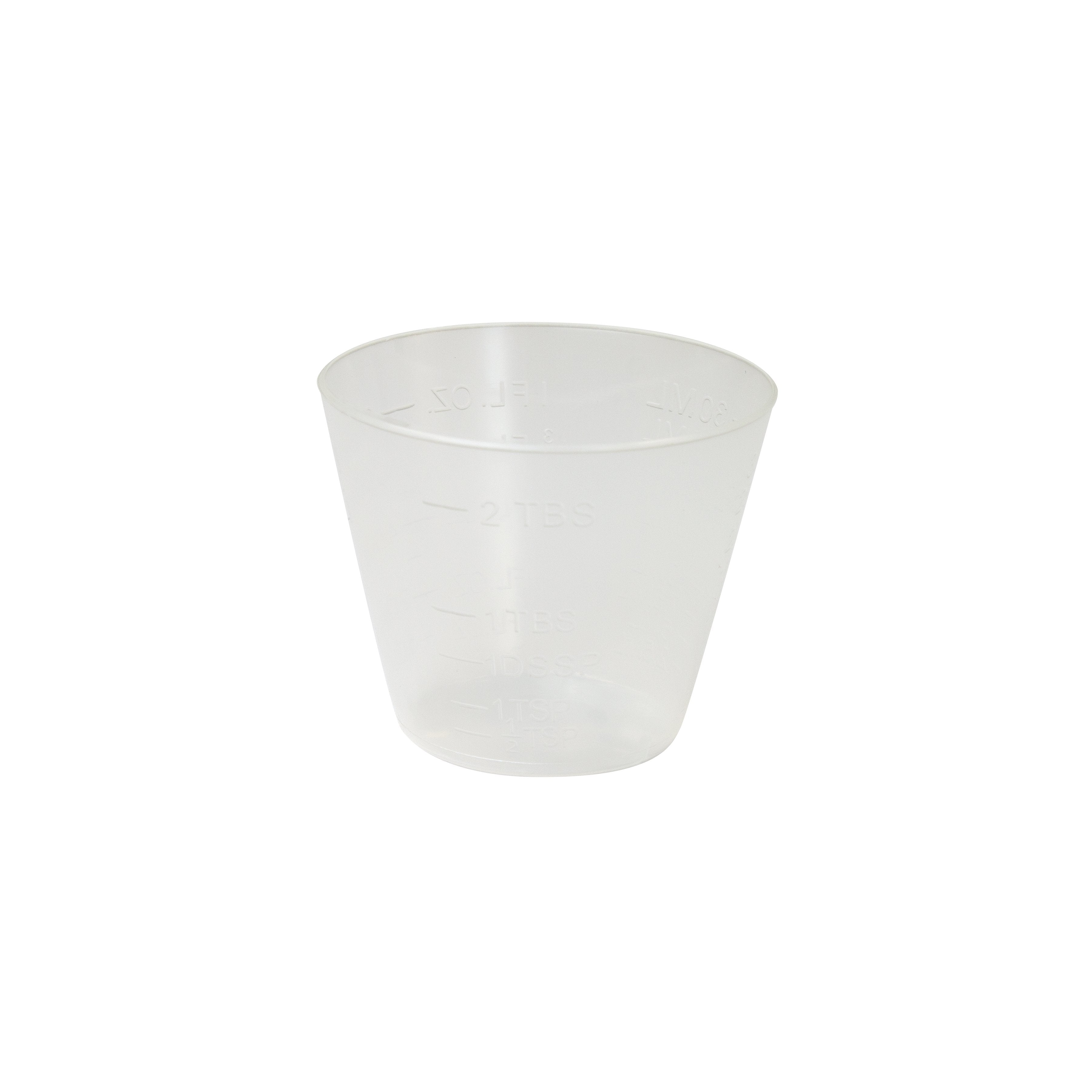 Dynarex - Medicine Cup Dynarex® 1 oz. Clear Plastic Disposable NonSterile [5000/CS]