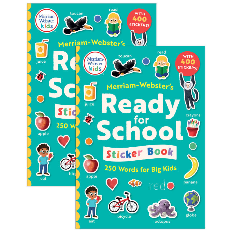 MERRIAM-WEBSTER - Merriam-Webster's Ready-for-School Sticker Book, Pack of 2