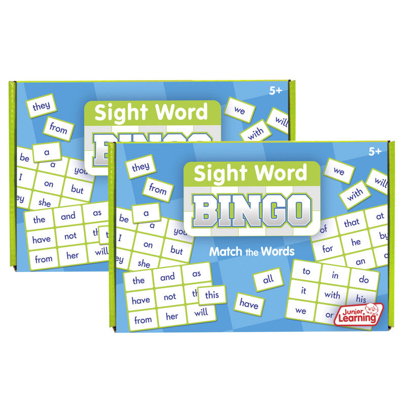 JUNIOR LEARNING - Sight Word Bingo, Pack of 2
