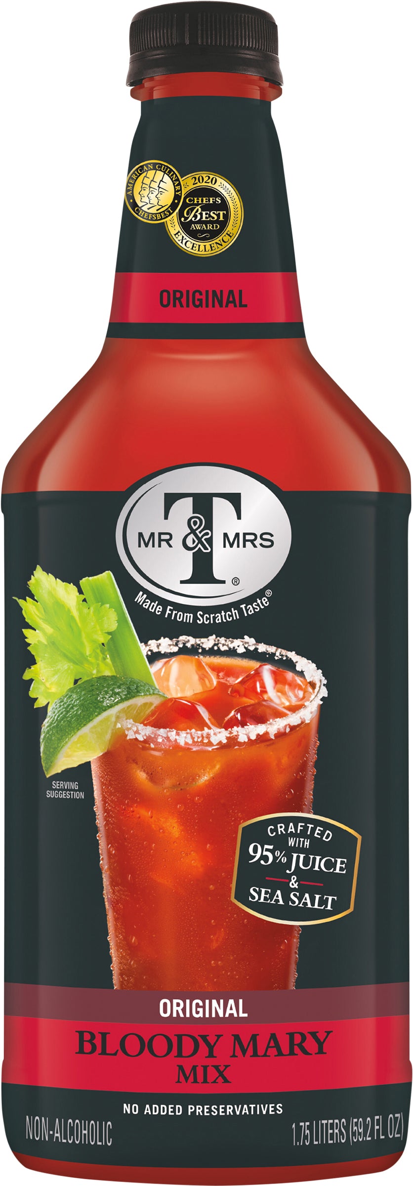 Mr & Mrs T Original Bloody Mary Mix 59.2 fl oz - Case of 6