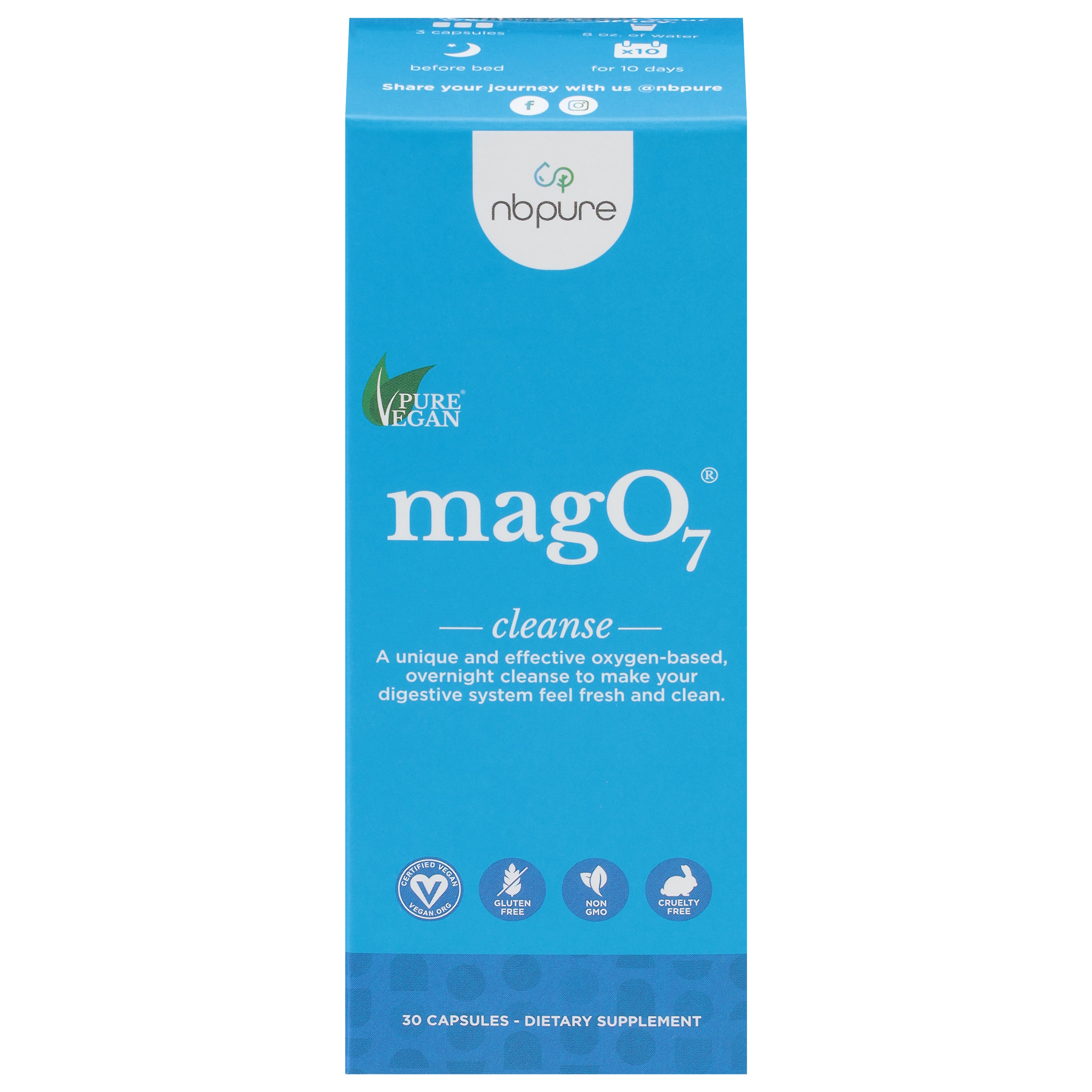 NBPure Cleanse Mag O7 30 Capsules - Case of 1