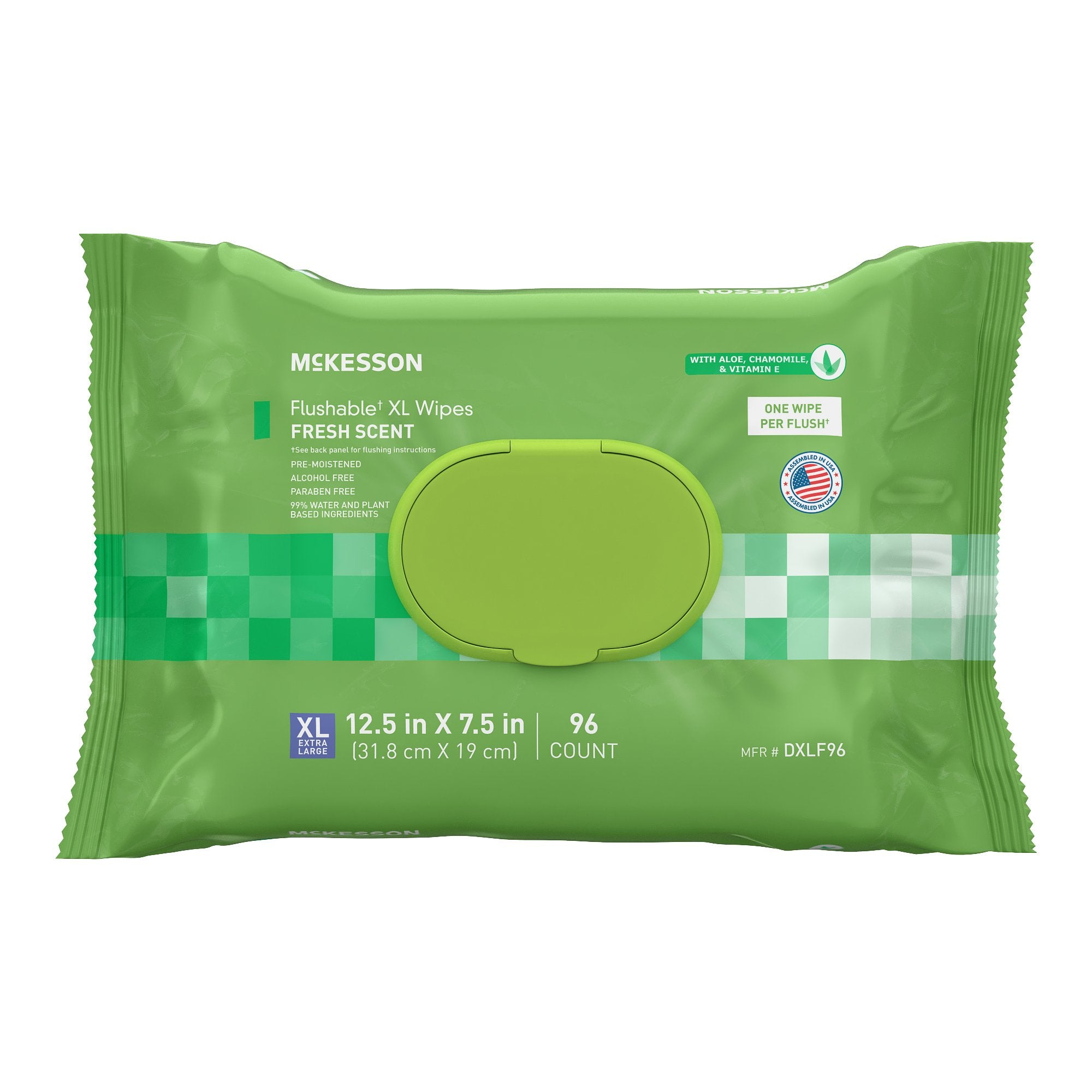 McKesson Brand - Flushable Personal Wipe McKesson Soft Pack Scented 96 Count [96/PK] (1241748_PK)