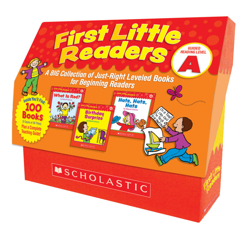 SCHOLASTIC TEACHING SOLUTIONS - First Little Readers Books, Guided Reading Level A, 5 Copies of 20 Titles