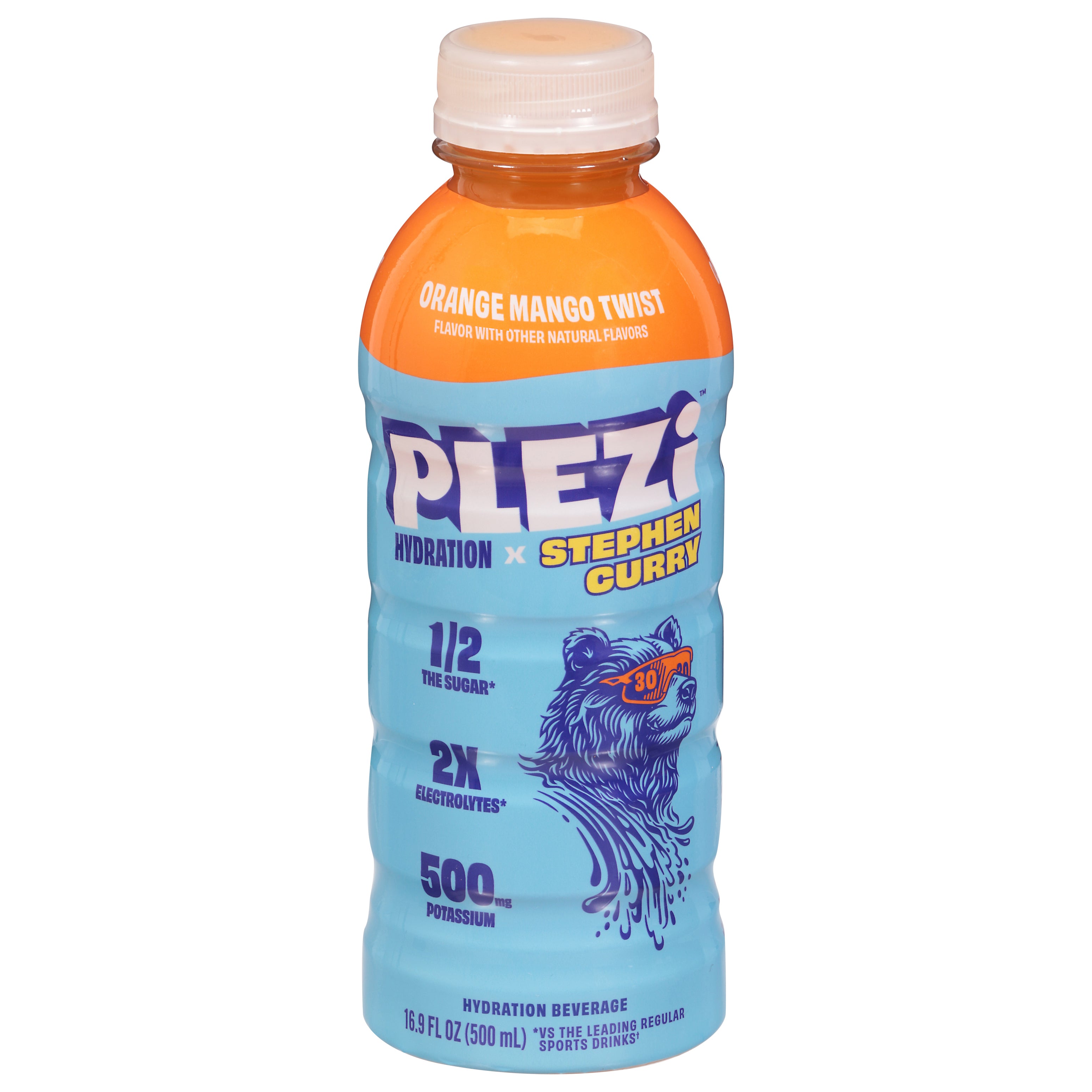 Plezi Orange Mango Twist Hydration Beverage 16.9 fl oz - Case of 12