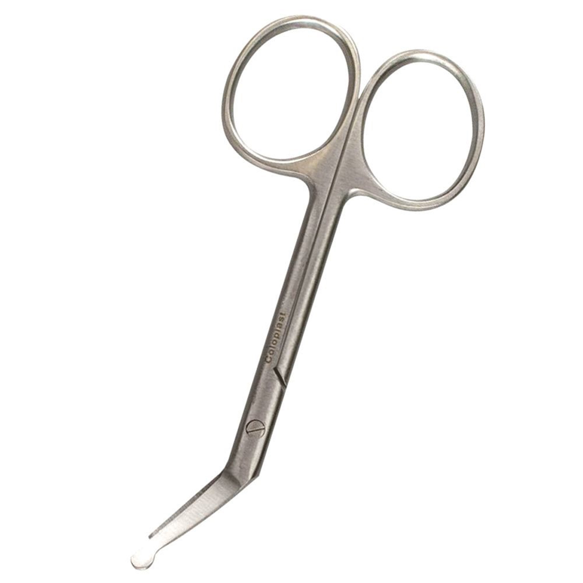 Coloplast - Ostomy Scissors Coloplast® 4 Inch Length Finger Ring Handle Curved Blunt Tip / Blunt Tip [30/BX]