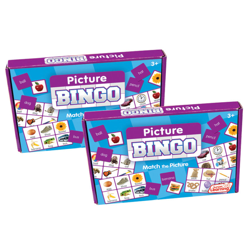 JUNIOR LEARNING - Picture Bingo, Pack of 2