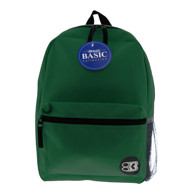 16" Green Basic Collection Backpack