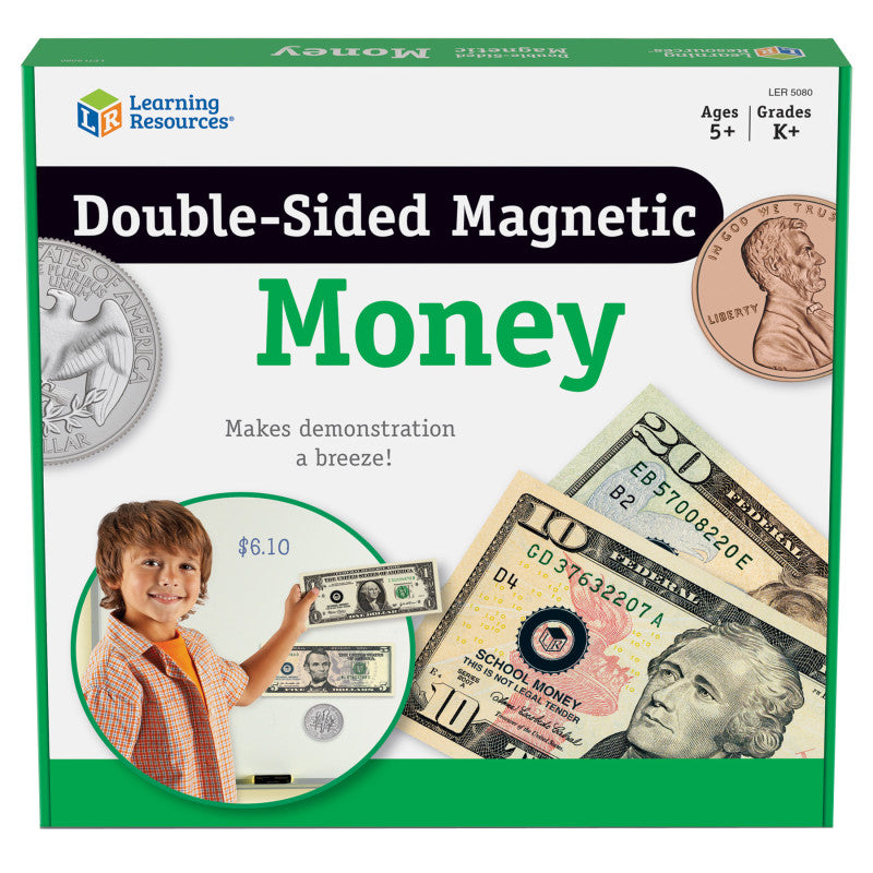 LEARNING RESOURCES - Double-Sided Magnetic Money Set