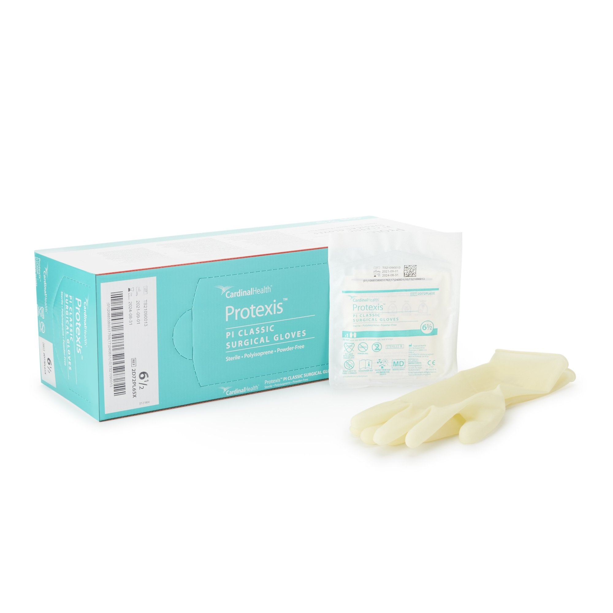 Cardinal - Surgical Glove Protexis™ PI Classic Size 6.5 Sterile Polyisoprene Standard Cuff Length Smooth Ivory Not Chemo Approved [50/BX]