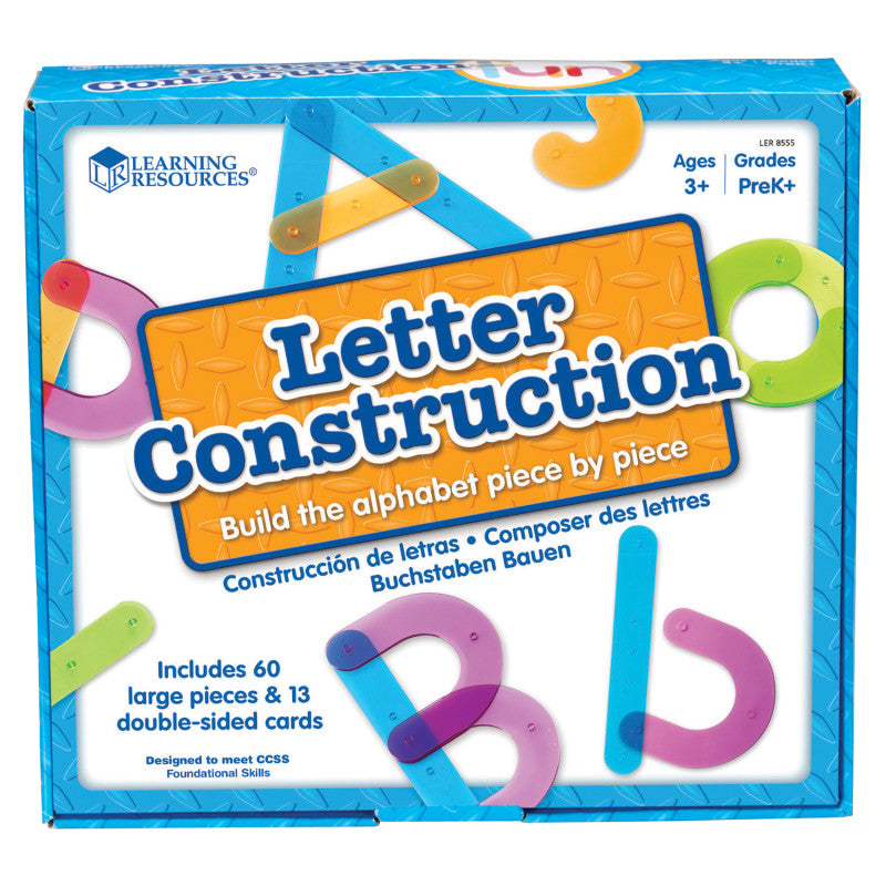 LEARNING RESOURCES - Letter Construction Activity Set