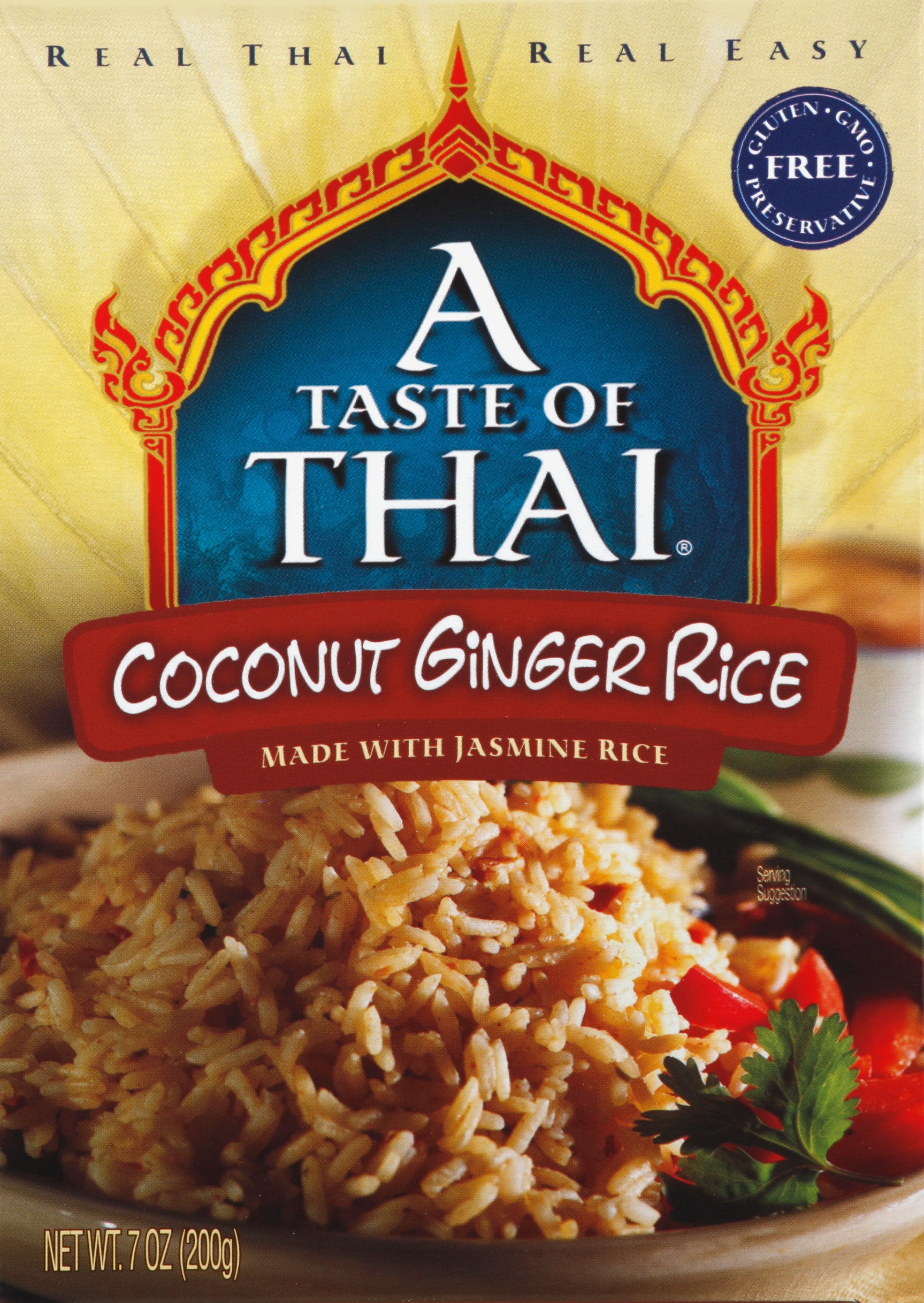 A Taste Of Thai Coconut Ginger Rice 7 oz - Case of 6