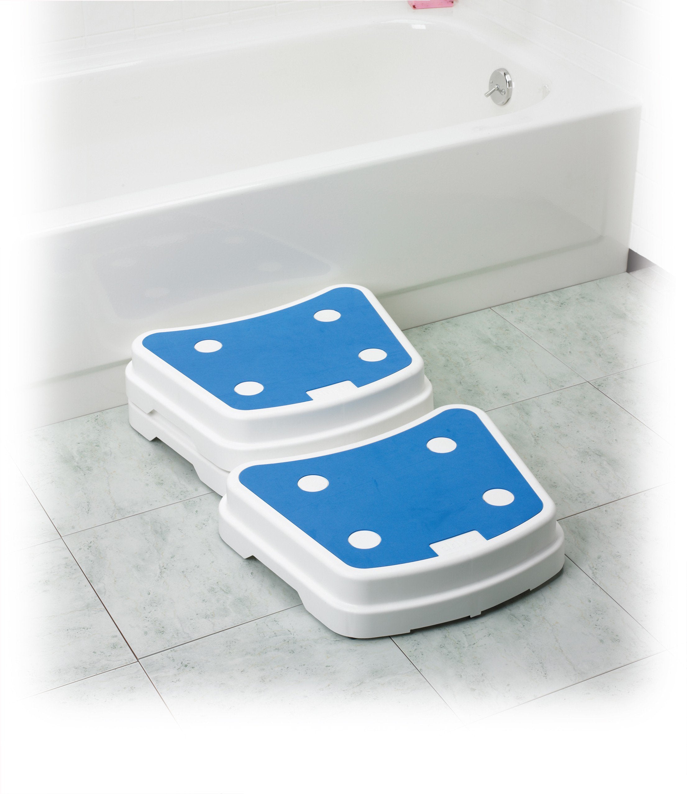 Drive Medical - Bath Step drive™ Portable 1 Step Plastic Frame 4 Inch Step Height [1/EA]