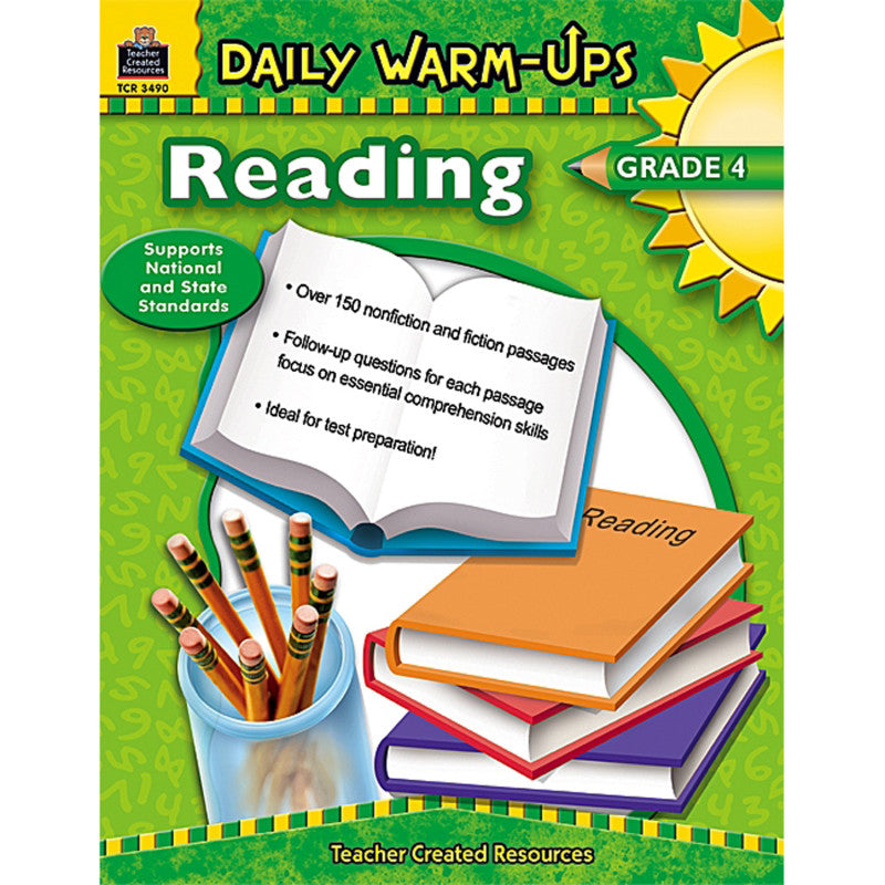 TEACHER CREATED RESOURCES - Daily Warm-Ups: Reading Book, Grade 4