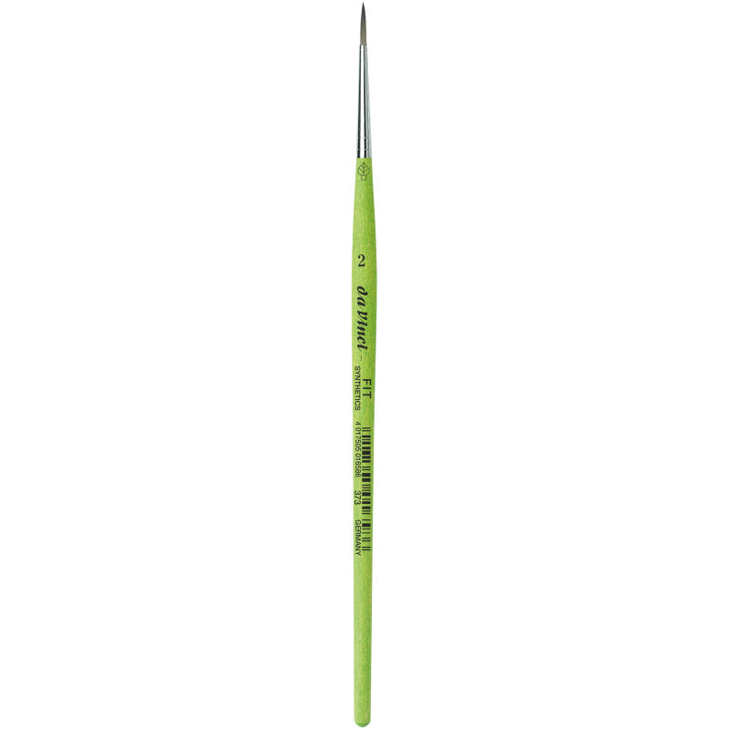 FIT Synthetics Student Brush, Synthetic, Acrylic & Tempera, Round, Series 373, Size 2