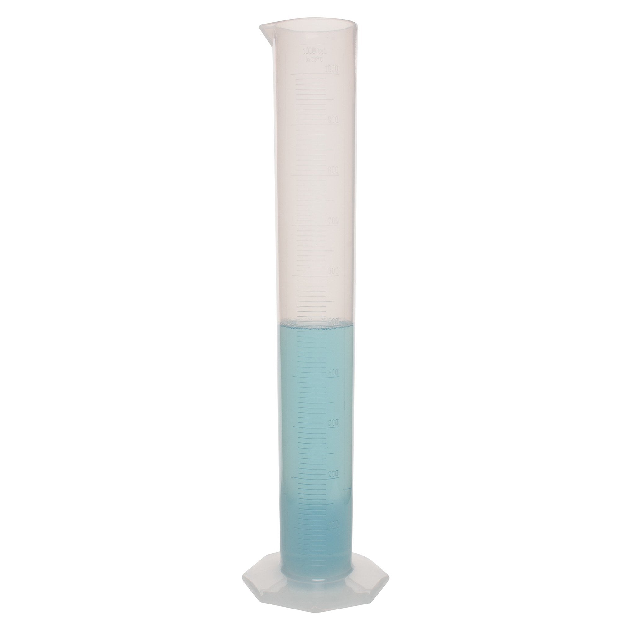 Bel-Art Products - Graduated Cylinder Bel-Art Octagonal Base Polypropylene 1,000 mL (32 oz.) [1/EA]