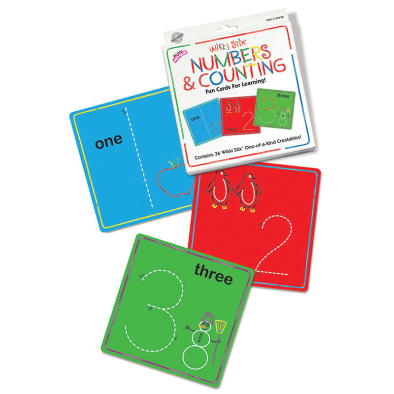 WIKKI STIX - Numbers & Counting Cards Set