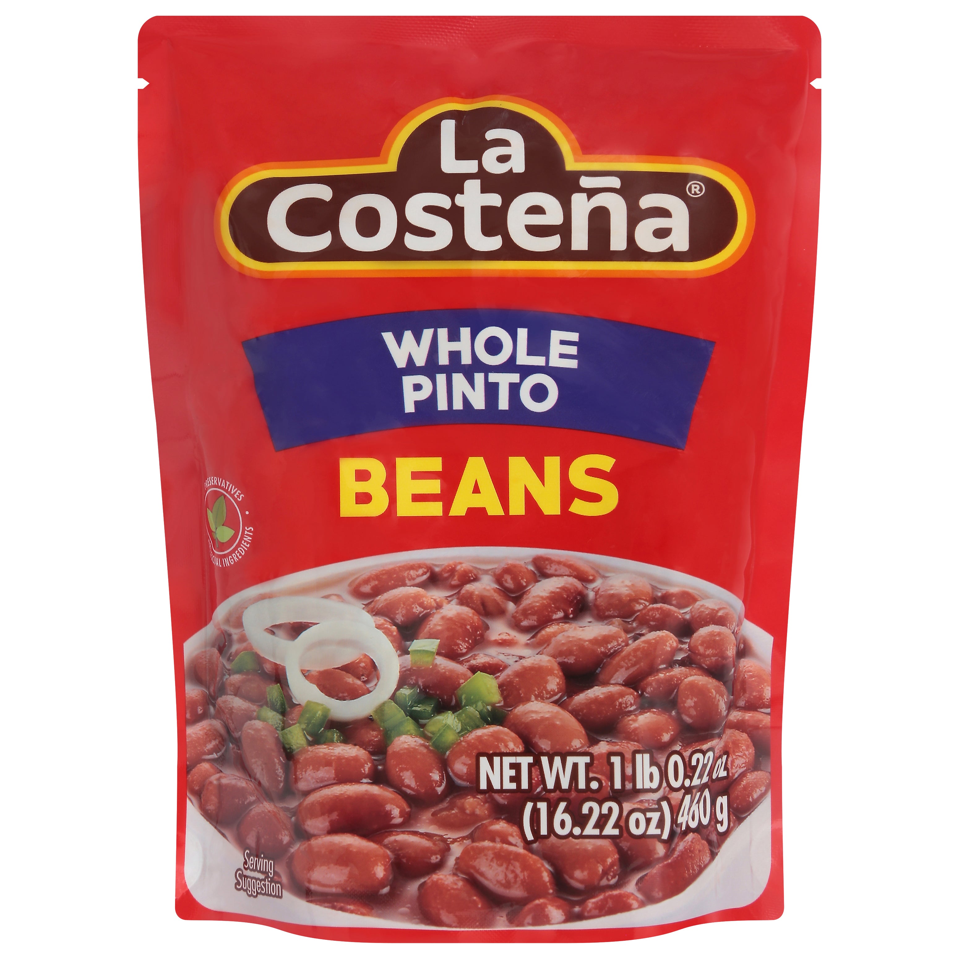 La Costena Whole Pinto Beans 16.22 oz - Case of 8