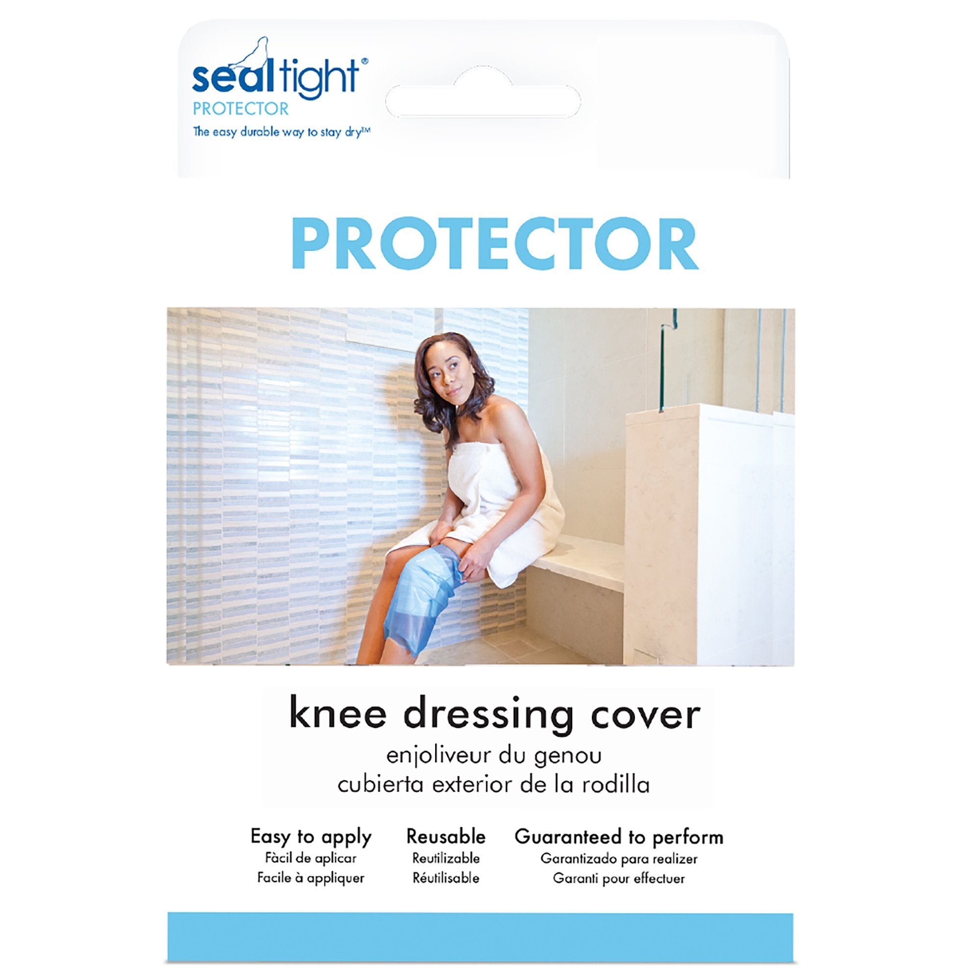 Brownmed - Knee Cast and Bandage Protector SEAL-TIGHT® Protector Medium Thermoplastic Elastomer 19 to 23 Inch Thigh Circumference [1/EA]