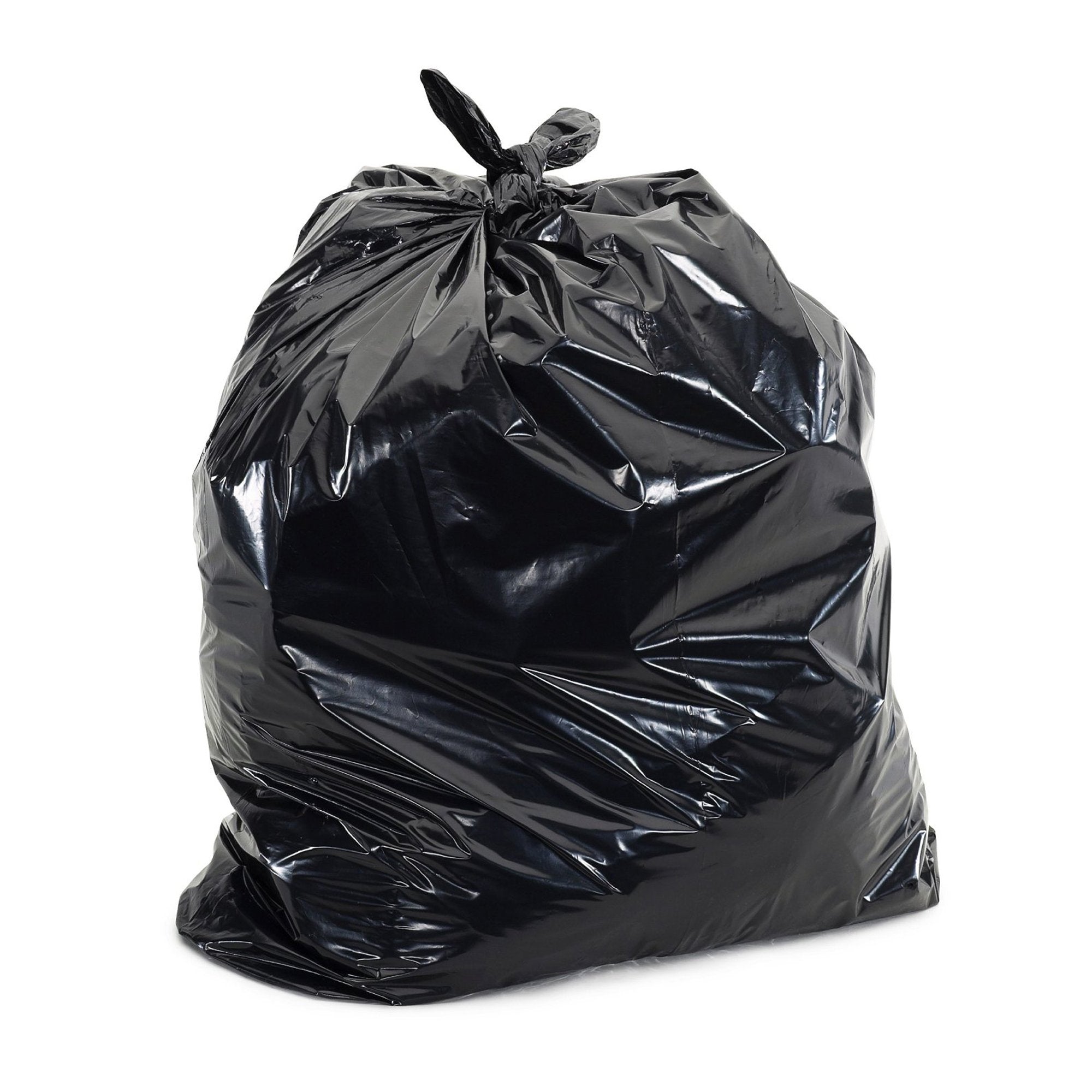 Colonial Bag Corp - Trash Bag Colonial Bag 10 gal. Black HDPE 6 Mic. 24 X 24 Inch X-Seal Bottom Coreless Roll [1000/CS]